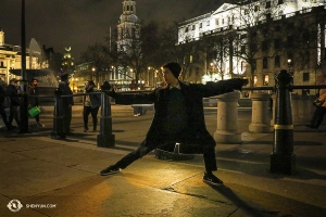 Hello, London! The International Company makes its way across the globe. It feels great to be here, starting off the European leg of the tour with three sold out performances just outside of London, in Woking (Surrey). (Photo by dancer Nick Zhao)
