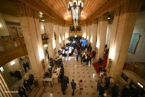 Open since 1929, the Civic Opera House hosts Shen Yun for five performances, Dec. 27-30. (Photo by projectionist Annie Li)
