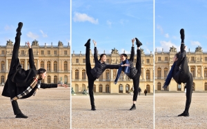 The grandeur of the Palace of Versailles moves dancers Olivia Zhang, Angelina Wang, Vivian Dong, and Karla Lin to add their own artistic beauty to the scene.